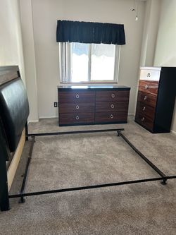 Free! 4-Piece Bedroom Set with Bed Frame and Dressers