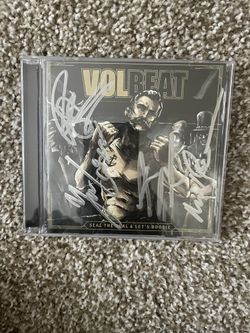 Volbeat Seal the deal lets boogie CD Signed In Person Rock Allegiance Chester Pennsylvania