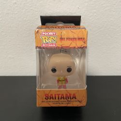 Funko Pop Pocket Keychain Saitama One Punch Man Anime Figure NEW SEALED