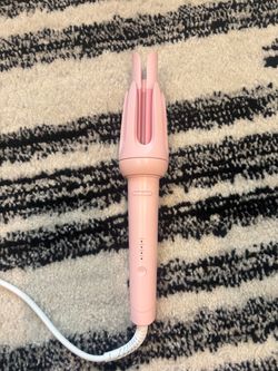 Pink Triple Barrel Hair Waver Curling Iron