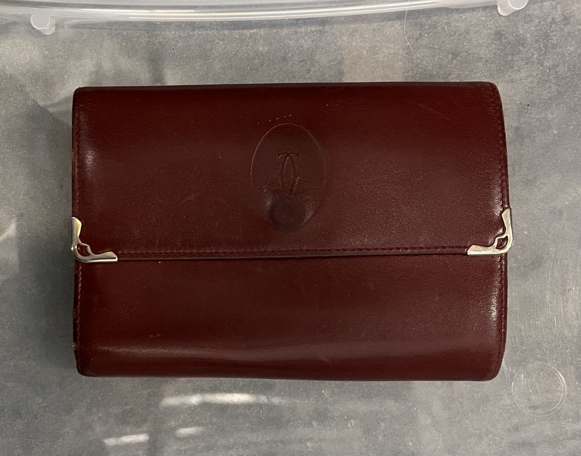 Vintage Cartier Bifold Leather Wallet