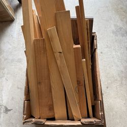 Box of Wood Pieces