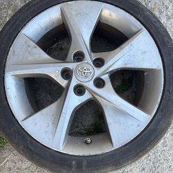 Toyota rim and tire