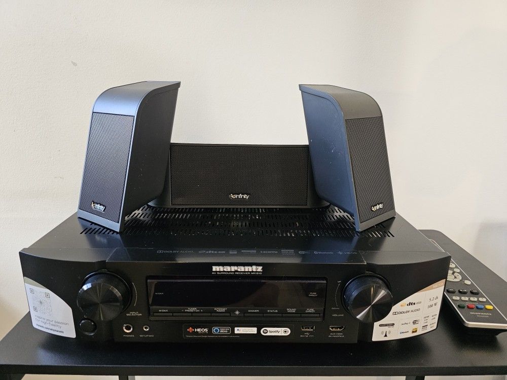 Perfect Home Theater Marantz With Speakers