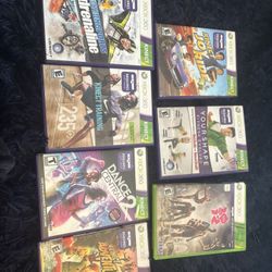 7 Kinect Xbox 360 Video Games - $5 A Piece (Kinect Not Included)
