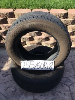 255 60 R 18 2tires