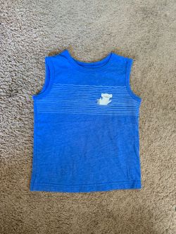 3t boy tank shark top