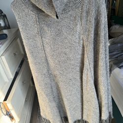 Zara Poncho Sweater