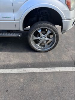 Set of  24” Rims with Tires