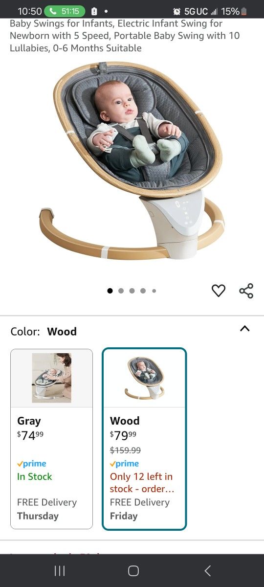 Baby Swing New