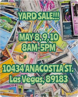 Pokemon Decals Stickers Cards, Funko Pops, Squishmallows Yard Sale
