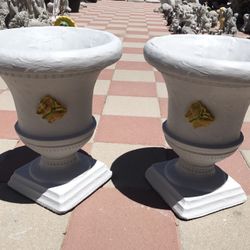 New Flower Pots Made Out Of Cement 