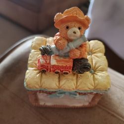 Teddy Bear Trinket Box