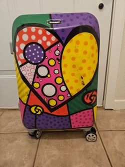 Used carry on, rolling suitcase, super cute!