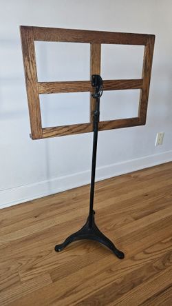 Beautiful Wood Metal Music Stand