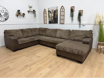 Brown Sectional Couch - Free Delivery