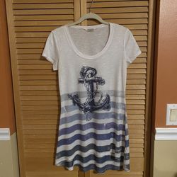 Anchor Tunic Top Size Small