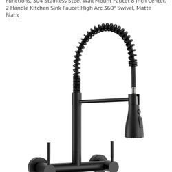 Wall Mount Kitchen Faucet
