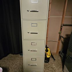 5 Draw Metal Filing Cabinet Heavy Duty