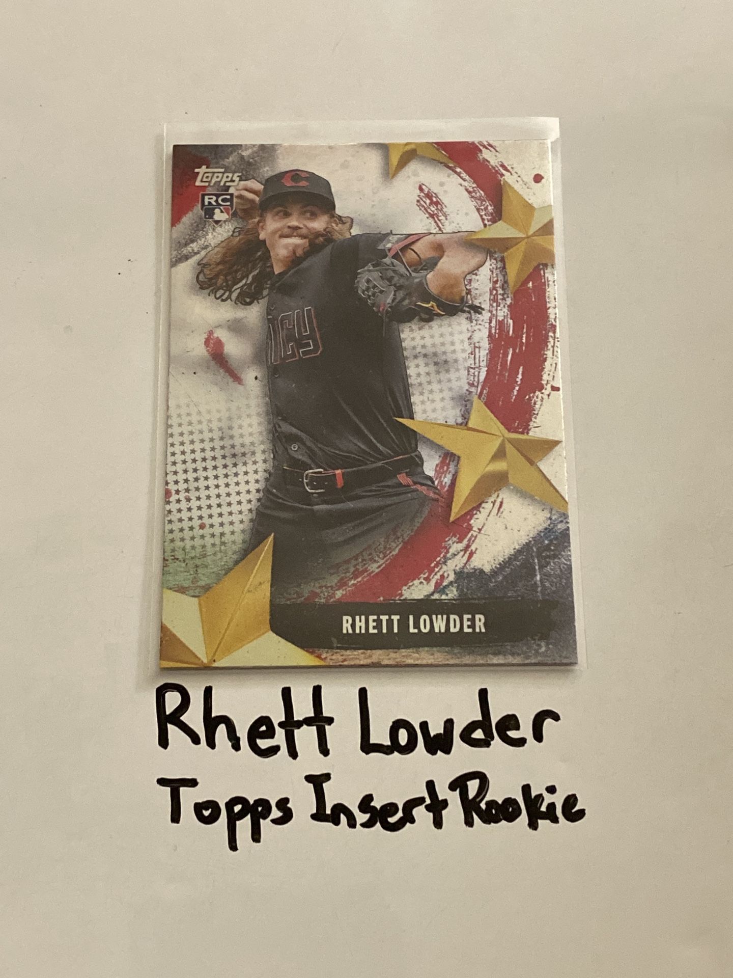 Rhett Lowder Cincinnati Reds Pitcher Topps Short Print Insert Rookie Card.