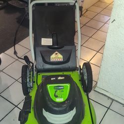 Greenworks 12 amp 20-inch corded electric lawn mower $70 Firm