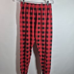 Buffalo Plaid Pajama Pants — Size L Like New