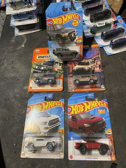Hot Wheels/ Matchbox Toyota Truck Lot