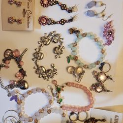 Earrings, Bracelets, Rings, Accessories 