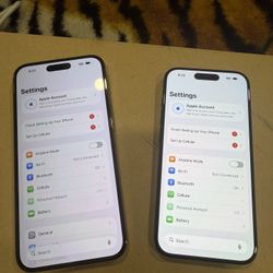 iPhone 14 Pro Max  256 & iPhone 15 Pro  256