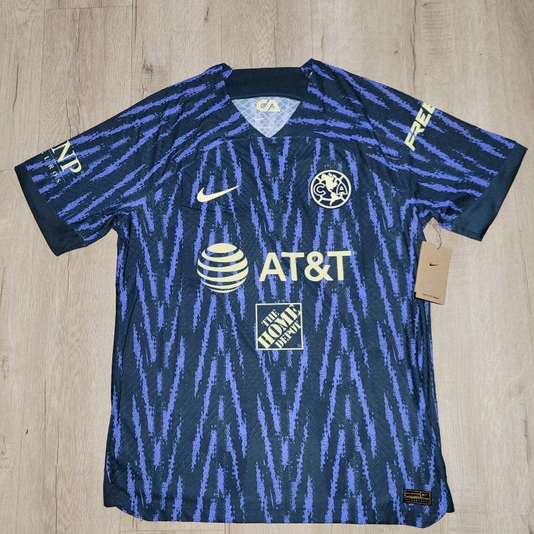 Nike Club America Vapor Match ADV Away Soccer Jersey 22/23 DJ7638 455 Men's Size Large