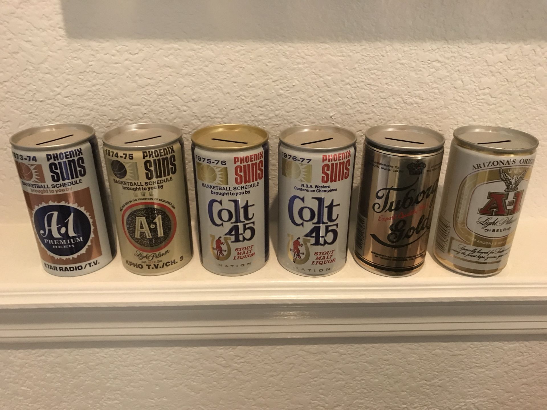 Phoenix Suns Beer Can Banks