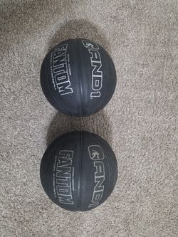 Basketballs, AND1 Fantom, Size 7 (29.5") (2 Balls) 
