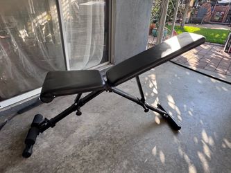 Adjustable Weight Bench with Leg Attachment