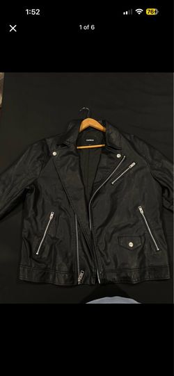 Express Men Motorcycle Jacket Sz men’s Large