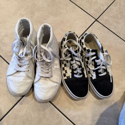 Women Size 6 Vans Take Both For $10