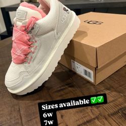 UGG Lowmel Love '25 Jasmine Tropical Pink Sizes 5y 6w