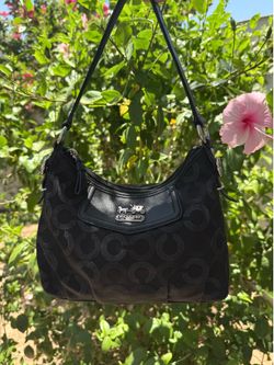 Coach Madison Dotted Op Art Hobo Bag