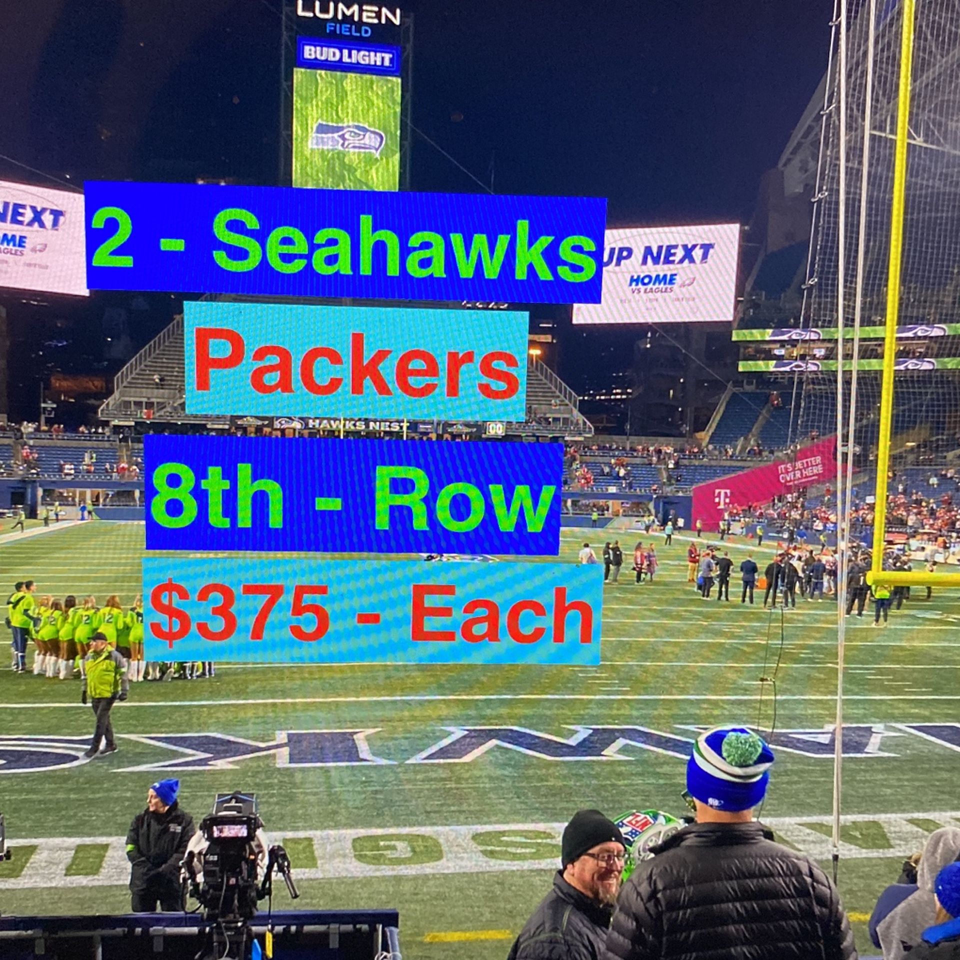 Seahawks Packers Tickets 