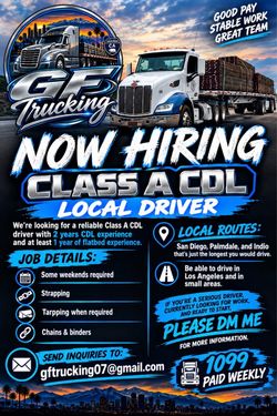 Local Driver CDL Local Driver