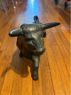 Black Bull Statue