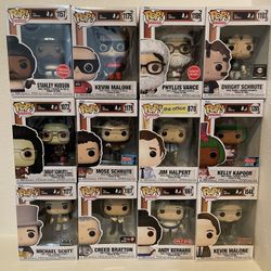 9 Different Funko POPs From The Office! Many Exclusives! Target Box Lunch GameStop