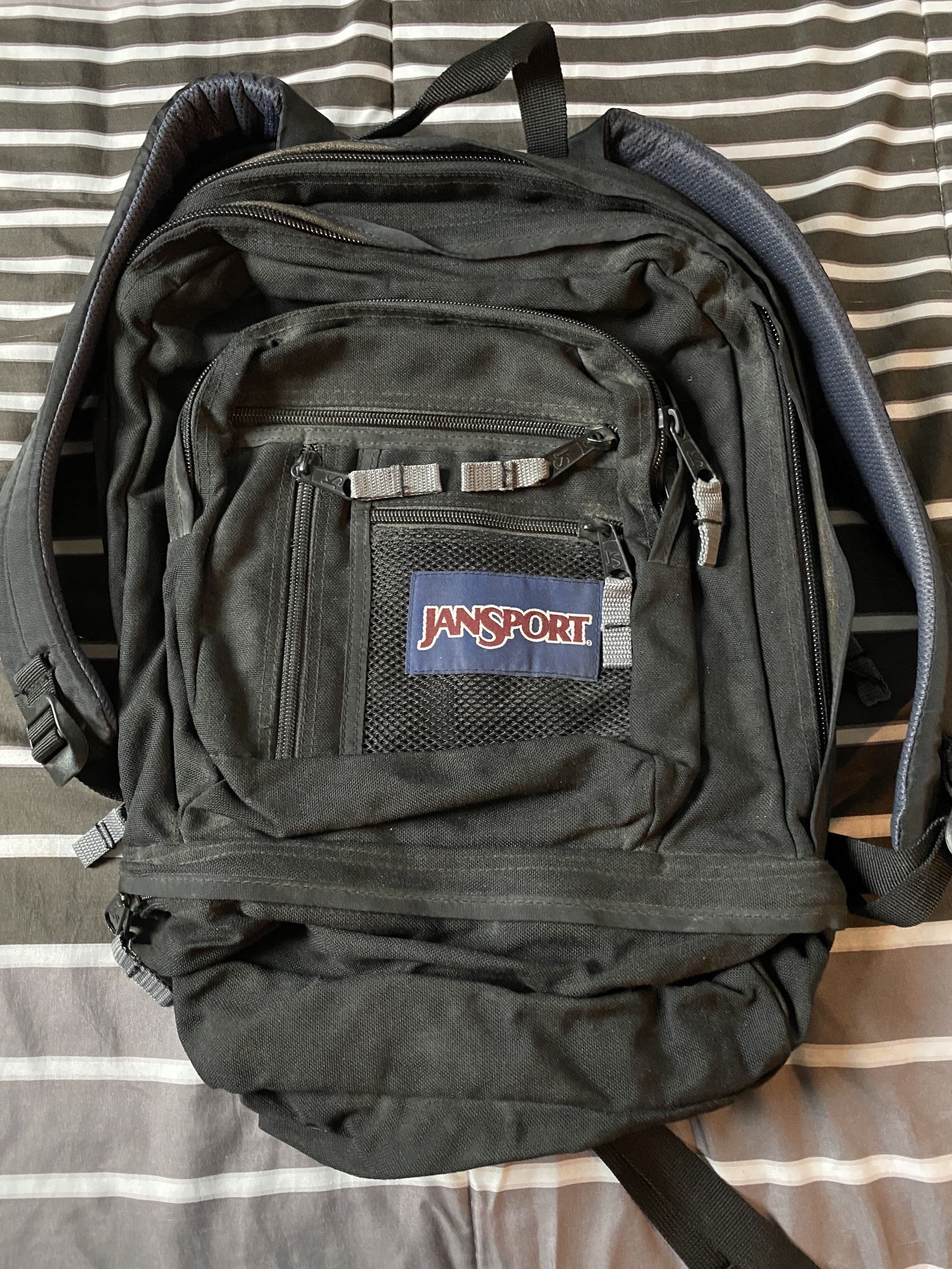 JanSport Adventure Travelers Backpack With Lots Of Pockets