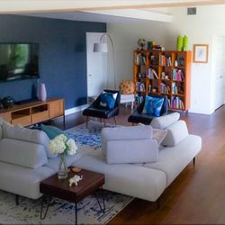 Article Modular Conversational Sectional, Quartz White LIKE NEW!