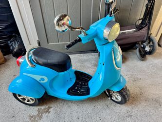 Kids HONDA  Electric Ride-On Scooter Blue