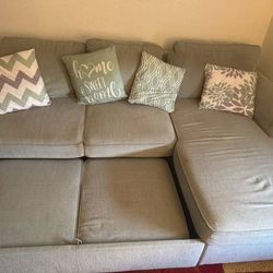 Three seat storage couch