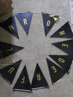 Mr onederful birthday banner