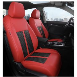 RIDEPOSH for Honda Civic Leather Seat Covers, Sedan LX 2016 2017 2018 2019 2020 2021, Full Set