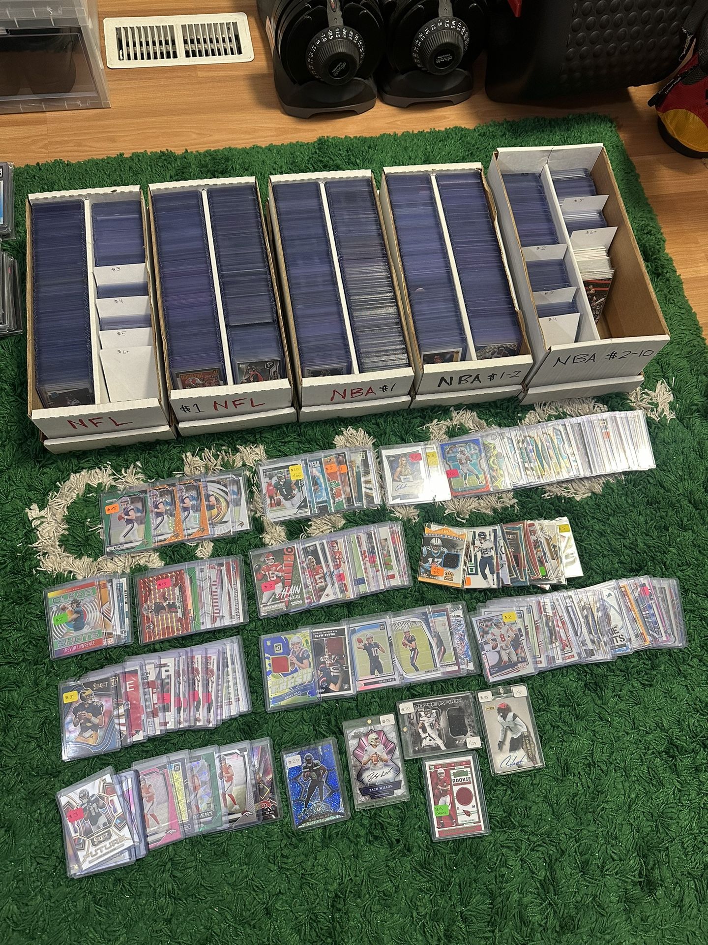 NBA and NFL cheap singles collection