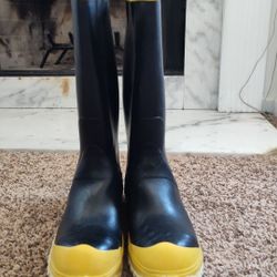 Ranger firewalker fire boots size 12 wide fireman turnout firefighter rubber hunting fishing