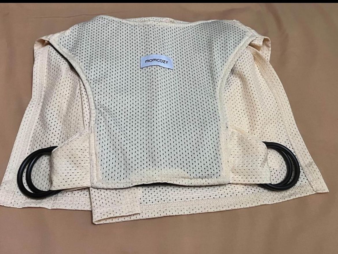 Momcozy Baby Wrap Carrier Slings Easy to Wear Infant Carrier Slings Babies Black